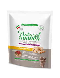 Trainer Gatto Hairball Pollo e Mix Di Fibre gr 300 .Cibo Secco Per Gatti 2