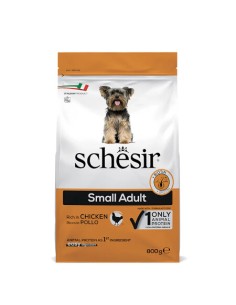 Schesir Small Pollo gr 800. Crocchette per cani