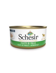 Schesir Dog Filetti Di Pollo Gr 150. Cibo Umido Per Cani .