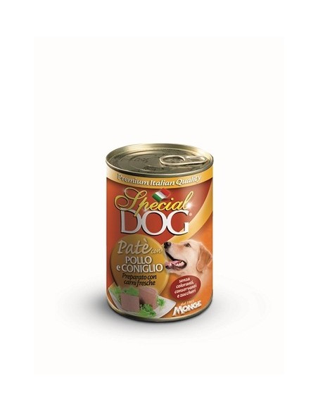 SPECIAL DOG PATE' POLLO/CONIGLIO GR.400...