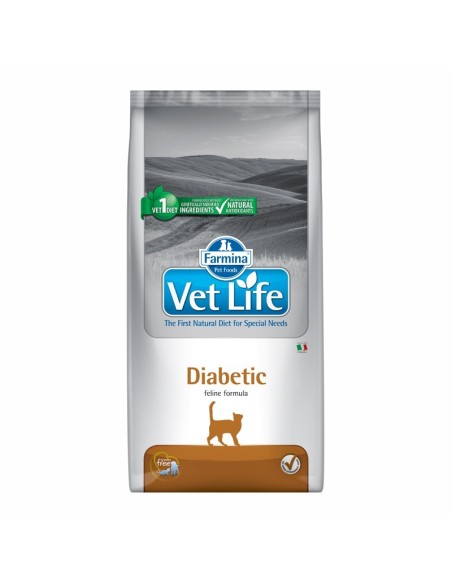 Vet Life Diabetic Gr.400 Alimenti Dietetico per Gatti Farmina