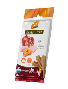N&D Treats Dog Pumpkin Dental Treats Pollo Melograno Medium /Maxi gr 110. Snack per Cani 2