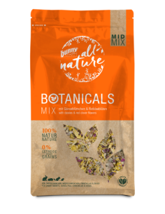 Bunny Botanicals  Mid Mix con Margherite e Fiori di Trifoglio Gr.120. Mangime per Roditori