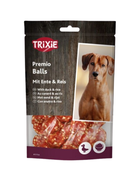Premio Rice Duck Balls gr 80. Snack per cani .