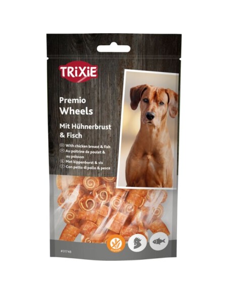 Premio Fish Chicken Whells gr75. Snack per cani.