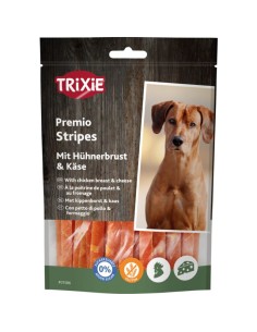 Premio Chicken Cheese Stripes Light gr 100. Snack per cani.