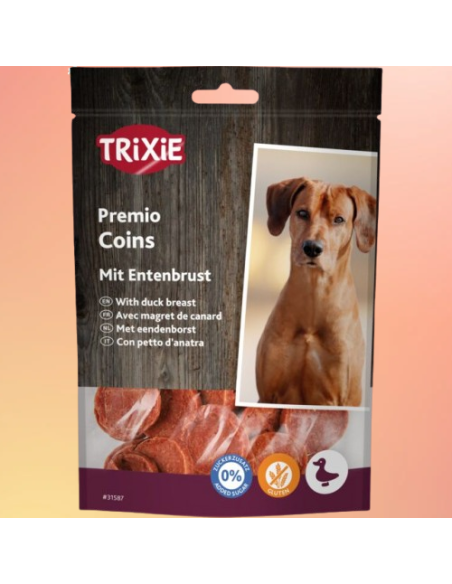 Premio Duck Coins gr 80. Snack per cani.