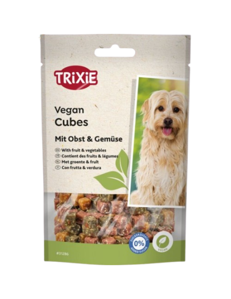 Vegan Cubetti Con Frutta e Verdura gr 100. Snack per Cani.
