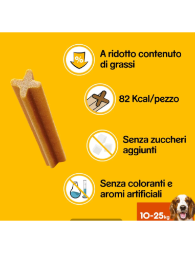 Pedigree Denta Stix Medium gr 180. Snack per cani .