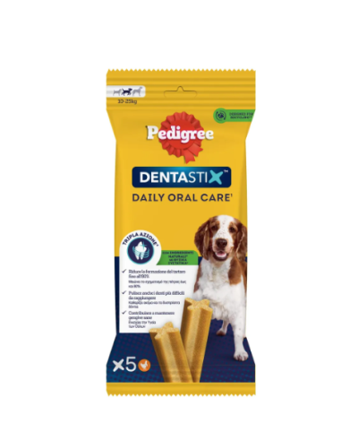 Pedigree Denta Stix Medium gr 180. Snack per cani .