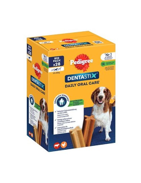 Pedigree Dentastix Multipack Medium 28 pezzi. Snack Per Cani