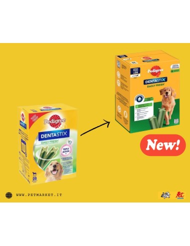 Pedigree Dentastix Fresh Large Multipack 28 pezzi. Snack per cani
