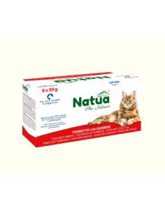 Natua Multipack Tonnetto con Gamberi 6x50gr.in .Jelly. Cibo Umido per gatti . 2