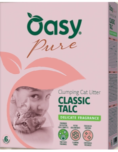 Oasy Lettiera Minerali Pure Classic Talk lt.6.Lettiere per gatti .