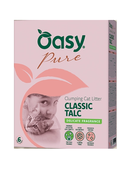 Oasy Lettiera Minerali Pure Classic Talk lt.6.Lettiere per gatti .