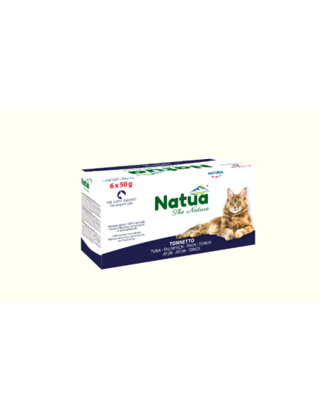 Natua Multipack Tonnetto 6x50gr.in Jelly.Cibo Umido Per Gatti .