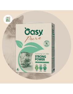 Oasy Lettiera Minerali Pure Strong Power lt.6.Lettiera per gatti