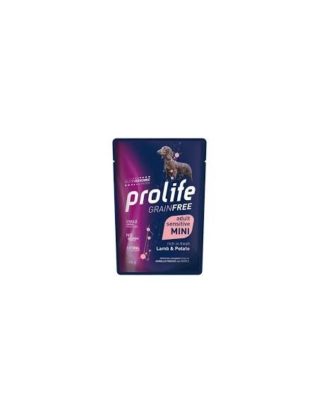 PROLIFE BUSTA GRAIN FREE ADULT SENSITIVE MINI AGNELLO E PATATE GR.100