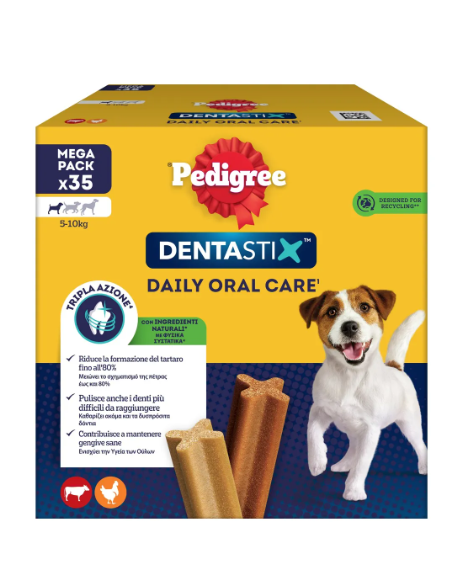 Pedigree Dentastix Multipack Small 35 pezzi. Snack per Cani.