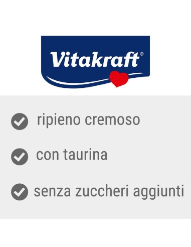 Vitakraft Cat crispy crunch con ripieno di pollame gr.60.Snack per gatti