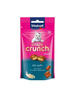 Vitakraft Cat crispy crunch con ripieno di Salmone gr.60.Snack per gatti. 2