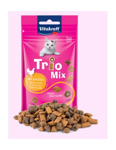 Vitakraft cat trio mix pollame gr.60. Snack per gatti