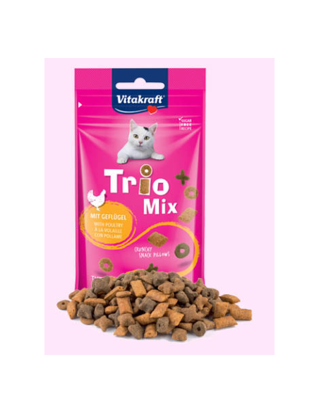 Vitakraft cat trio mix pollame gr.60. Snack per gatti