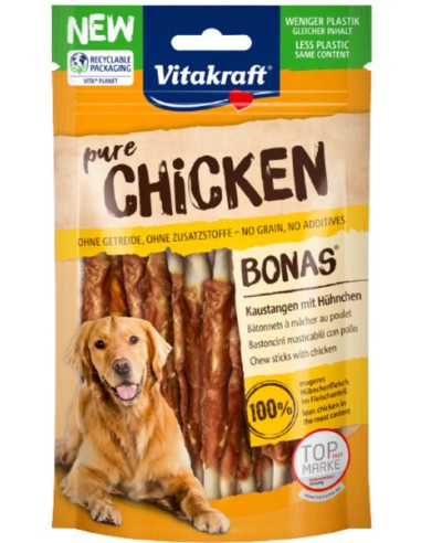 Vitakraft Snack Cane Bonas bastoncini pollo gr.80.Snack per cani