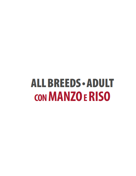 Gemon All Breed Adult manzo e Riso kg 15. Crocchette per cani