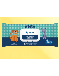 Salviette Arya Brezza Marina 40 pezzi . Igienici per cani