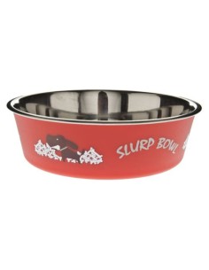 Ciotola Bella misura small cm 14 450 ml. colore Rossa. Ciotole per cani