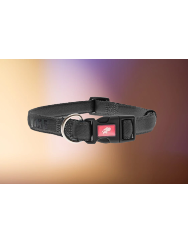 Collare Regolabile Fuss- Comfort mm 20 Nero. Guinzagli e Collari per cani