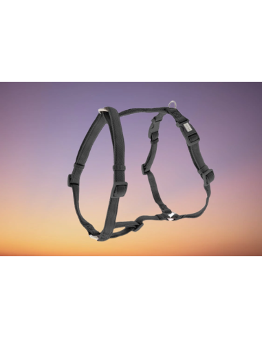 Pettorale Regolabile Fus- Comfort mm20. Nero . Guinzagli e Collari per cani