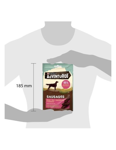 Purina Adventuros  Sausages Maiale Gr.70. Snack per cani