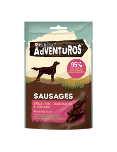Purina Adventuros  Sausages Maiale Gr.70. Snack per cani .