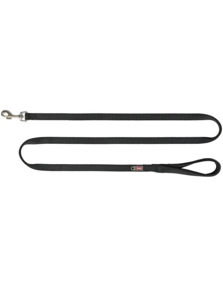 Guinzaglio premium Lungo  MIS.M-L 1,8 M/20 MM Nero. Guinzagli e Collari per cani.
