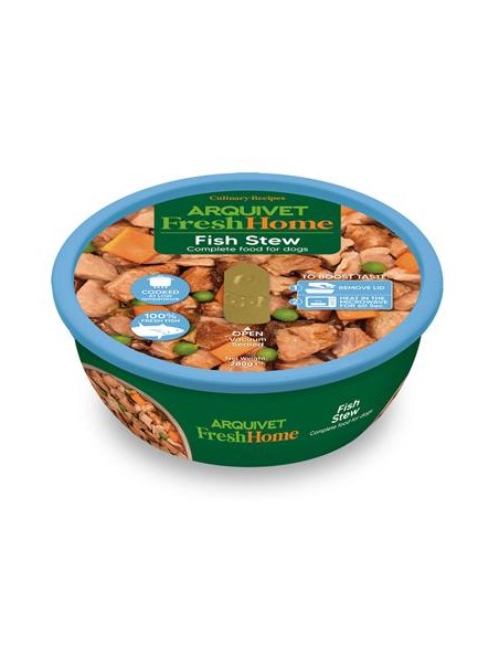 Arquivet Fresh Home Fish Stew 280 gr . Cibo Umido per Cani .