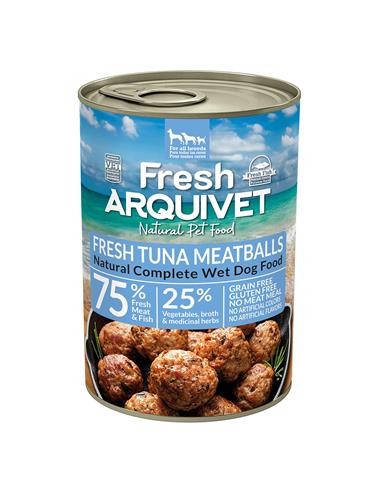 Arquivet Fresh Umido Cane Adult Polpette Tonno gr 400. Cibo Umido per cani .