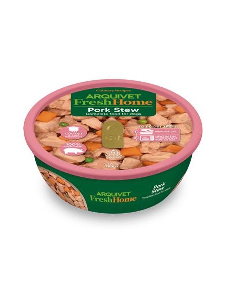 Arquivet Fresh Home Pork stew 280 gr . Cibo Umido Per Gatti .