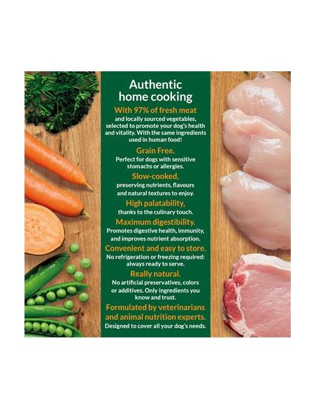 Arquivet Fresh Home Duck Stew 280 gr . Cibo Umido Per Cani .
