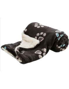 Coperta jimmy 100x70 cm Grigio Beige . Cucce E Letti per cani.