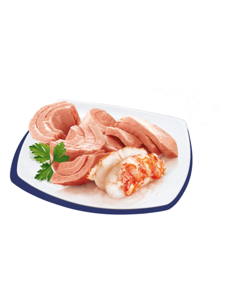 Petreet Adul Puro Sapore A41 Tonno con Surimi  Multipack 6PZ. Cibo Umido per gatti .