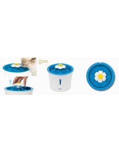 Catit Fontana Flower led 3 l . Ciotole automatiche per gatti. 2