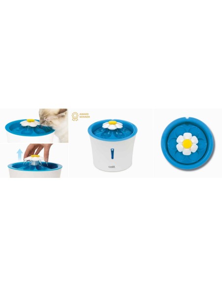 Catit Fontana Flower led 3 l . Ciotole automatiche per gatti.