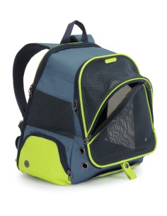 Zainetto Bicolore Blu Giallo 34x22x42 cm . Trasporto per cani.