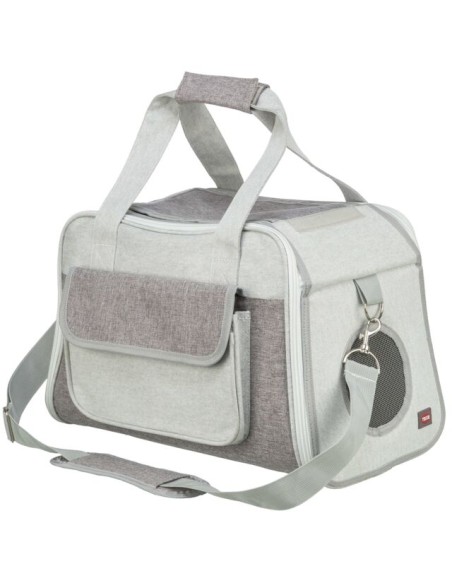 Borsa Libby 25x27x42 cm Grigio. Trasporto cani .