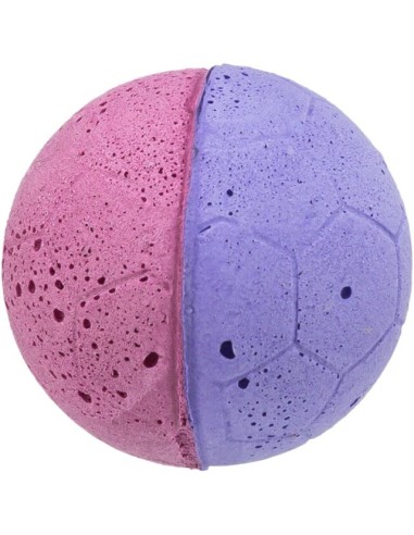 Pallina Gomma Morbida 4,3 cm . Giochi per gatti .