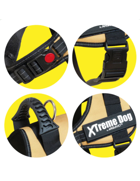 Pettorina Extreme Dog taglia xxlarge  Caramello. Arquivet . Collari e Guinzagli per cani.