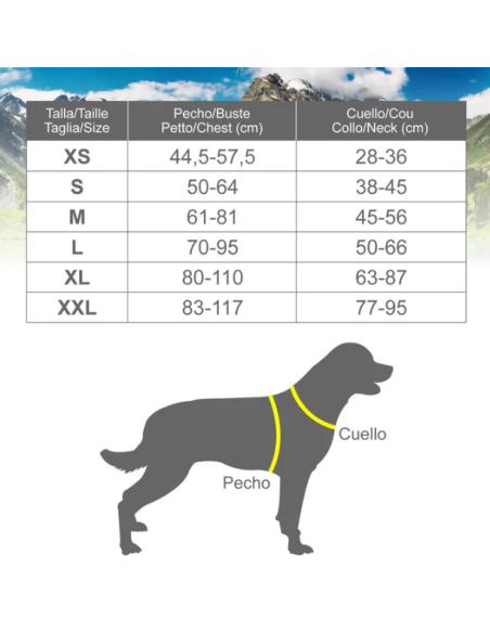 Pettorina Extreme Dog taglia xxlarge  Caramello. Arquivet . Collari e Guinzagli per cani.