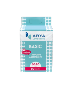 Tappetini Arya Basic 60x90 cm 50 pezzi. Igienici per cani .